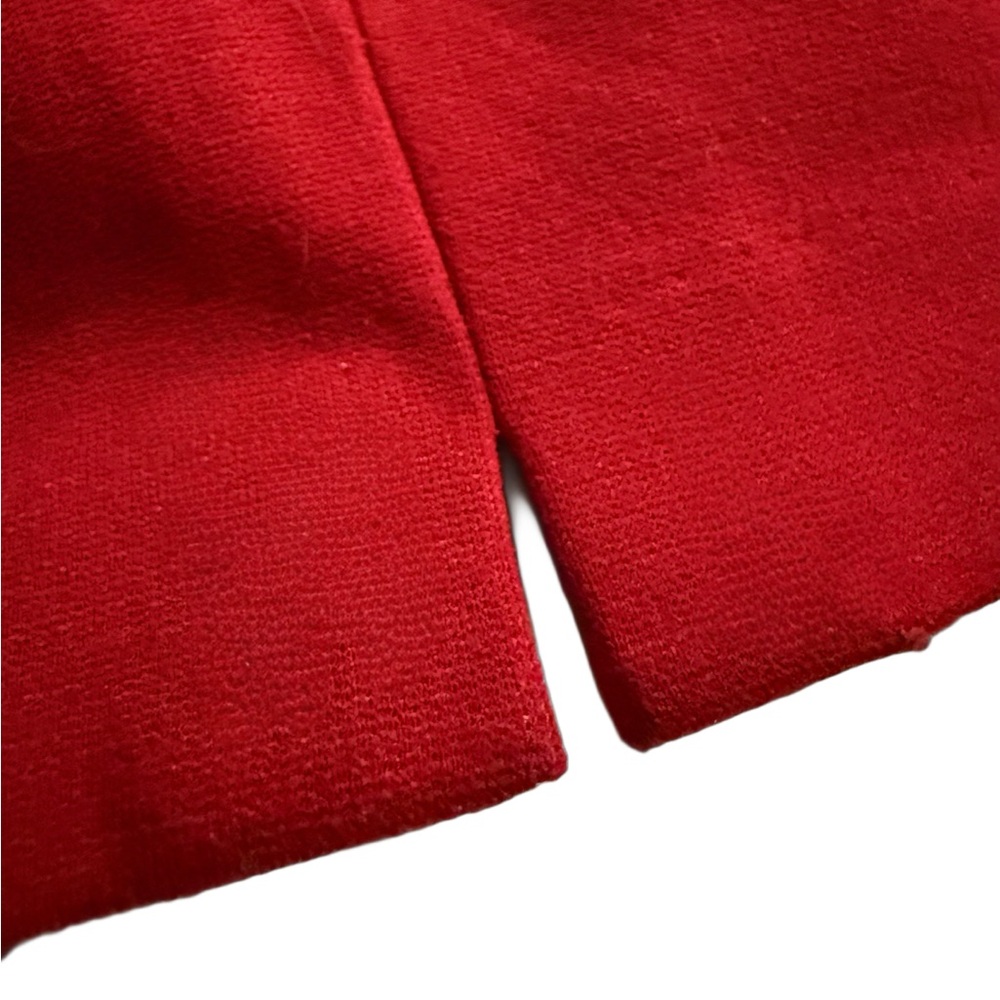 ❣️Chico’s So Slimming Juliet Ankle Pants Red Pull On Stretch Size 1.5 (8/10) - Picture 6 of 9
